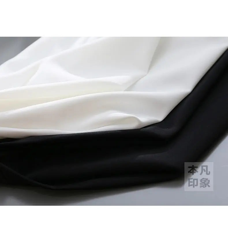 Blouses Tops Women White Black Long Lantern Sleeve Office Lady Temperament Autumn Winter Basic All-match Design Chic Female New