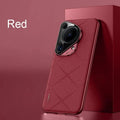 For Huawei Pura 70 Ultra Luxury Ultra-thin Plain Leather + PC Camera Protection Back Cover For Pura 70 Pro Plus