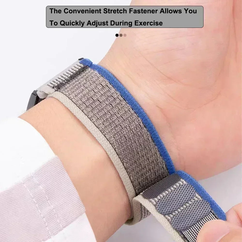 20mm 22mm Straps For Galaxy Watch 7/FE/6/5/pro/4/Classic/active 2/Gear s3 Parachute Bracelet correa Huawei watch GT 2 3 4 5 Band