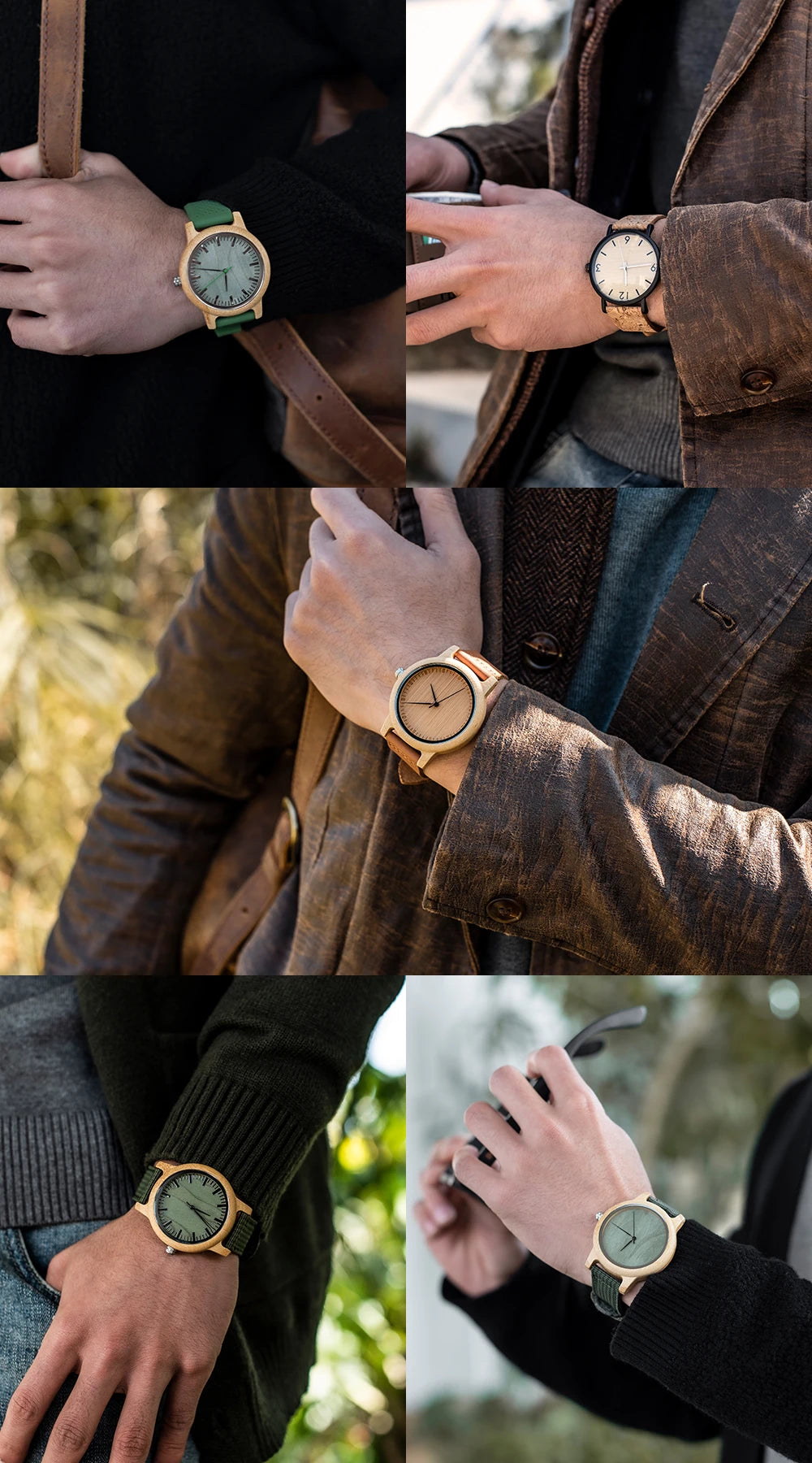 BOBO BIRD Wood Watch for Men and Women Unisex Lightweight Handcrafted Wooden Watches Limited Time Offer Customized