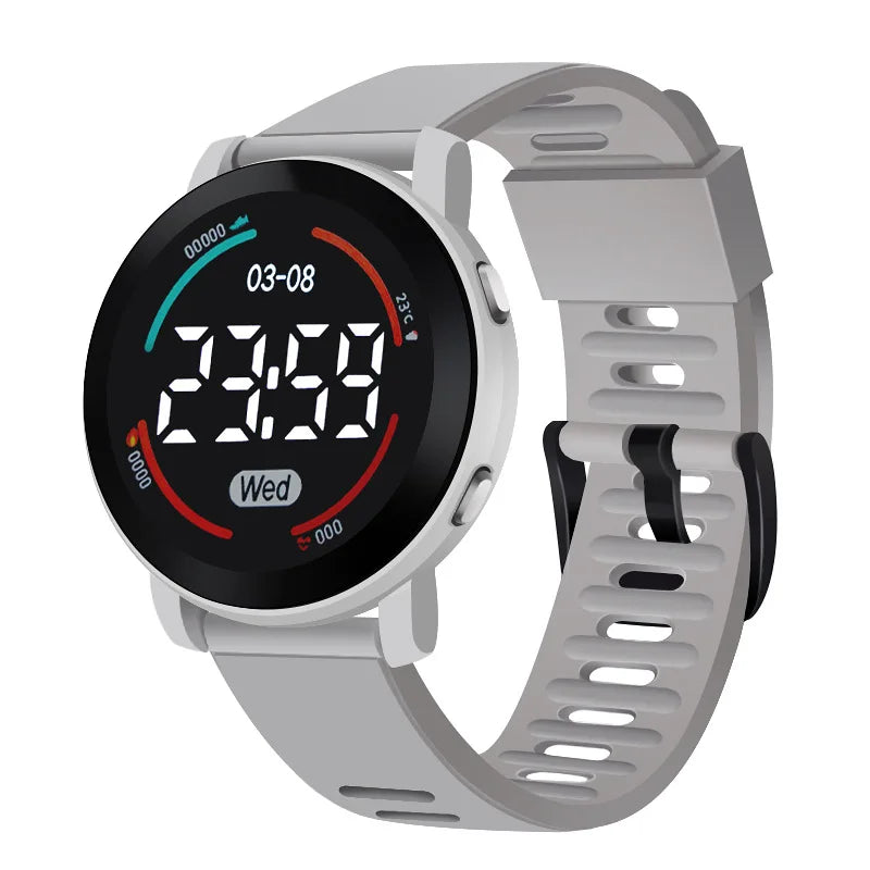 LED Digital Kids Watches Luminous Waterproof Sport Children Watch Silicone Strap Electronic Wrist Watch For Boys Gril reloj niño