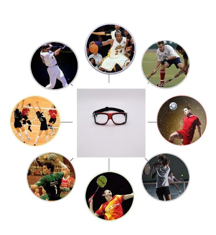 Myopia hyperopia prescription Adults Sports Goggles for Basketball Football Glasses Anti-impact Fitness Training Cycling Eyewear