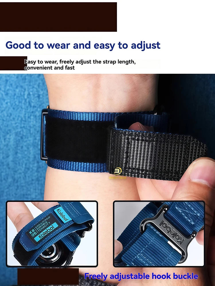 GG-B100 Modified Watch Strap For Casio G-shock GG-B100 series Sports Nylon Canvas WatchBand Men's watch accessories