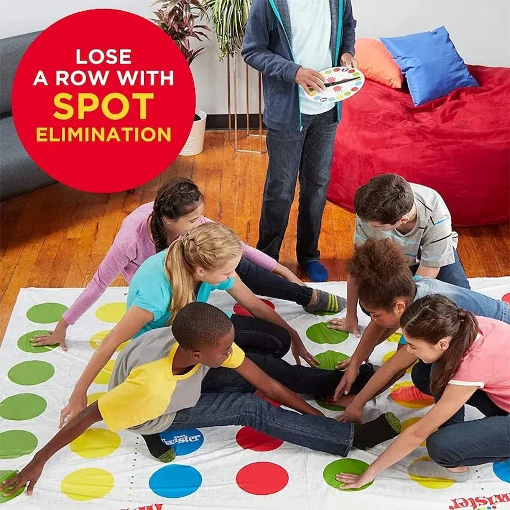 Party Game Funny Kid Family Body Twist Move Mat Board Game Party Fun Board Games Party Game Family Game