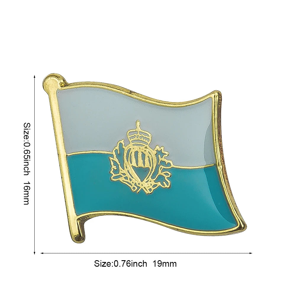 300+ Metal Flag Countries Flag Laple Pin Badge Pin For You Choose