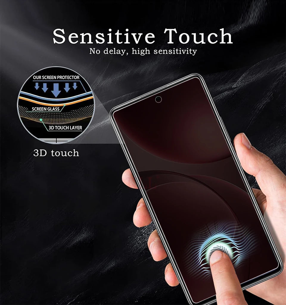 1-3pcs Privacy Tempered Glass for OPPO Find X9 Pro Anti Spy Screen Protector for OPPO Find X8 Ultra Thin Glass Unlock