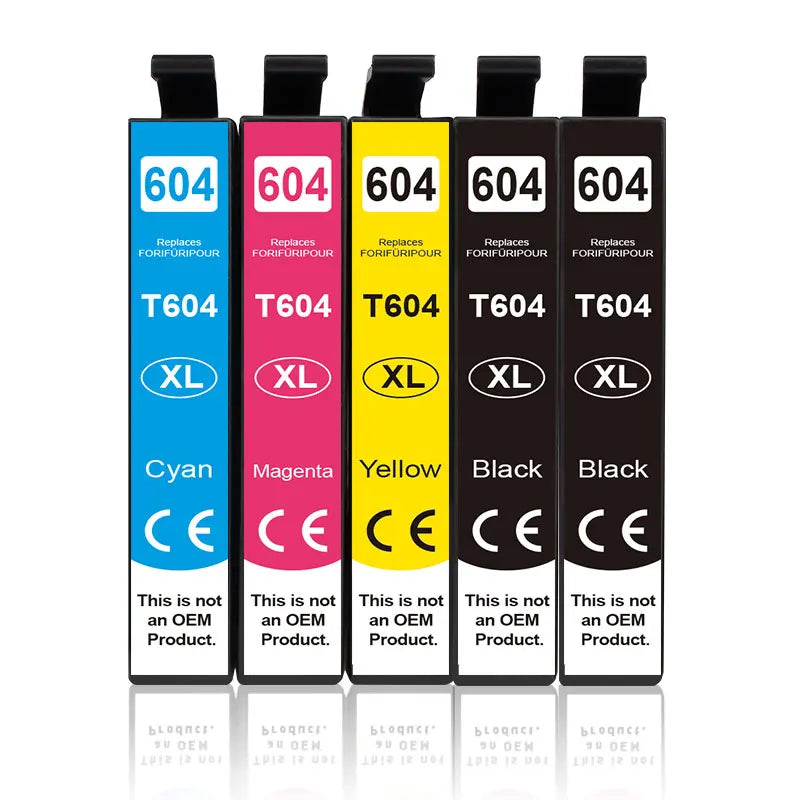 T604 Ink Cartridge FULL For Epson T 604XL T 604 XL Compatible XP 2200 2205 3200 3205 4200 WF 2910 2930 2950 Printer