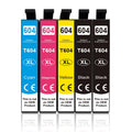 T604 Ink Cartridge FULL For Epson T 604XL T 604 XL Compatible XP 2200 2205 3200 3205 4200 WF 2910 2930 2950 Printer