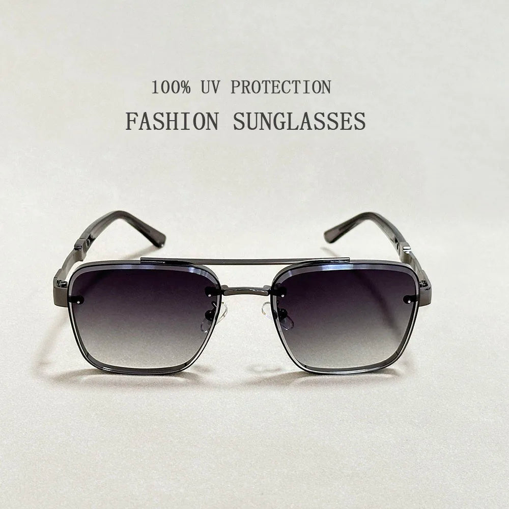 Designer Square Sunglasses For Men Oculos Vintage Trending Sunglasses Dropshipping Glasses Vacation Outdoor Lentes Gafas De Sol