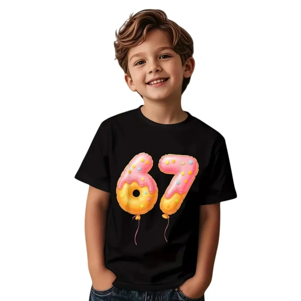 67 Bestselling Children's T-Shirts: Fashionable and Cool Summer Short-Sleeve Casual Crewneck Tops for Boys and Girls