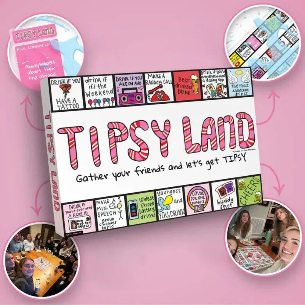 Party Gift of Tipsy Land Party Board Games Fun Drinking Games for Friends