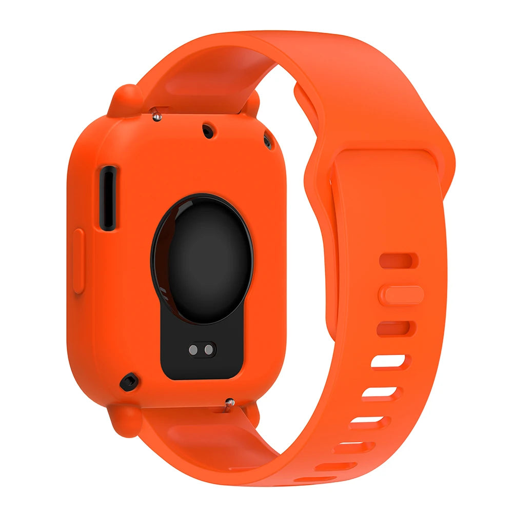 Silicone Strap For Redmi Watch 5 Active Smart Watch Band + Protective Case Shell