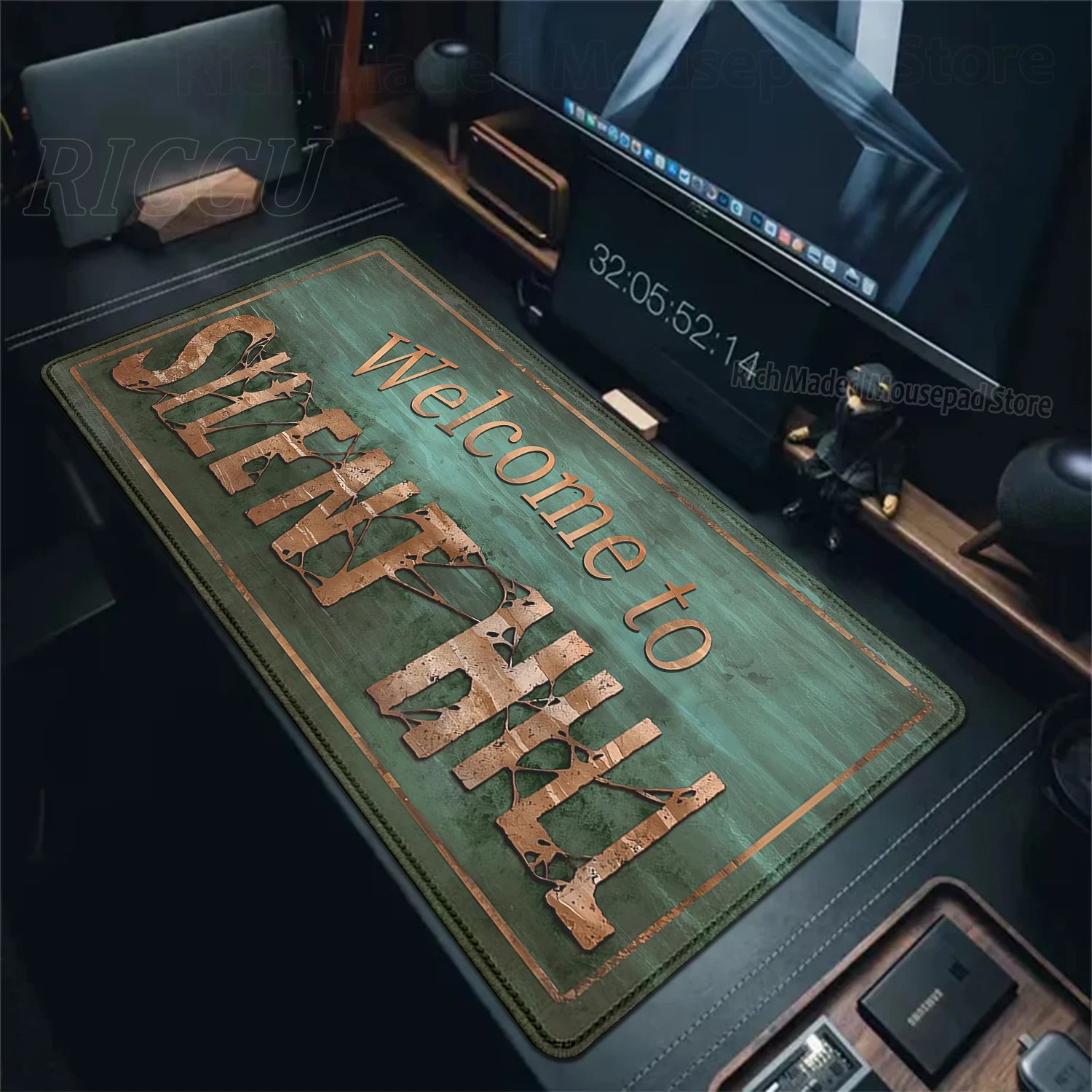 Game S_silent Hill Mouse Pad Large Gaming Extended Mat Gamer PC Mousepad Compute Keyboard Mousemat XXL Carpet Laptop accessories