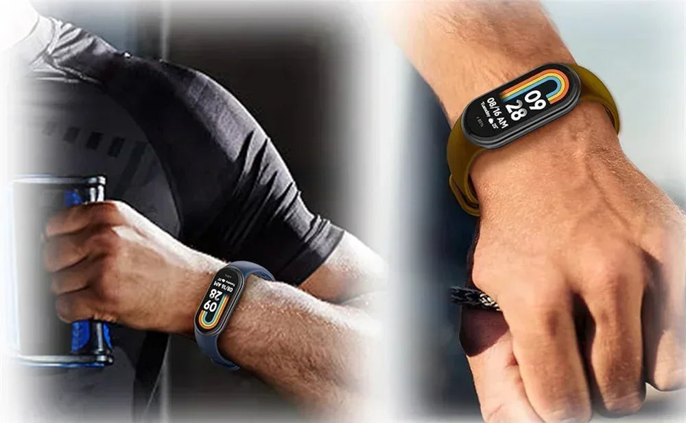 Official silicone Watch band For Xiaomi Mi band 10-NFC Strap Replacement miband10 Bracelet Sport smart mi band 9-8 Accessories