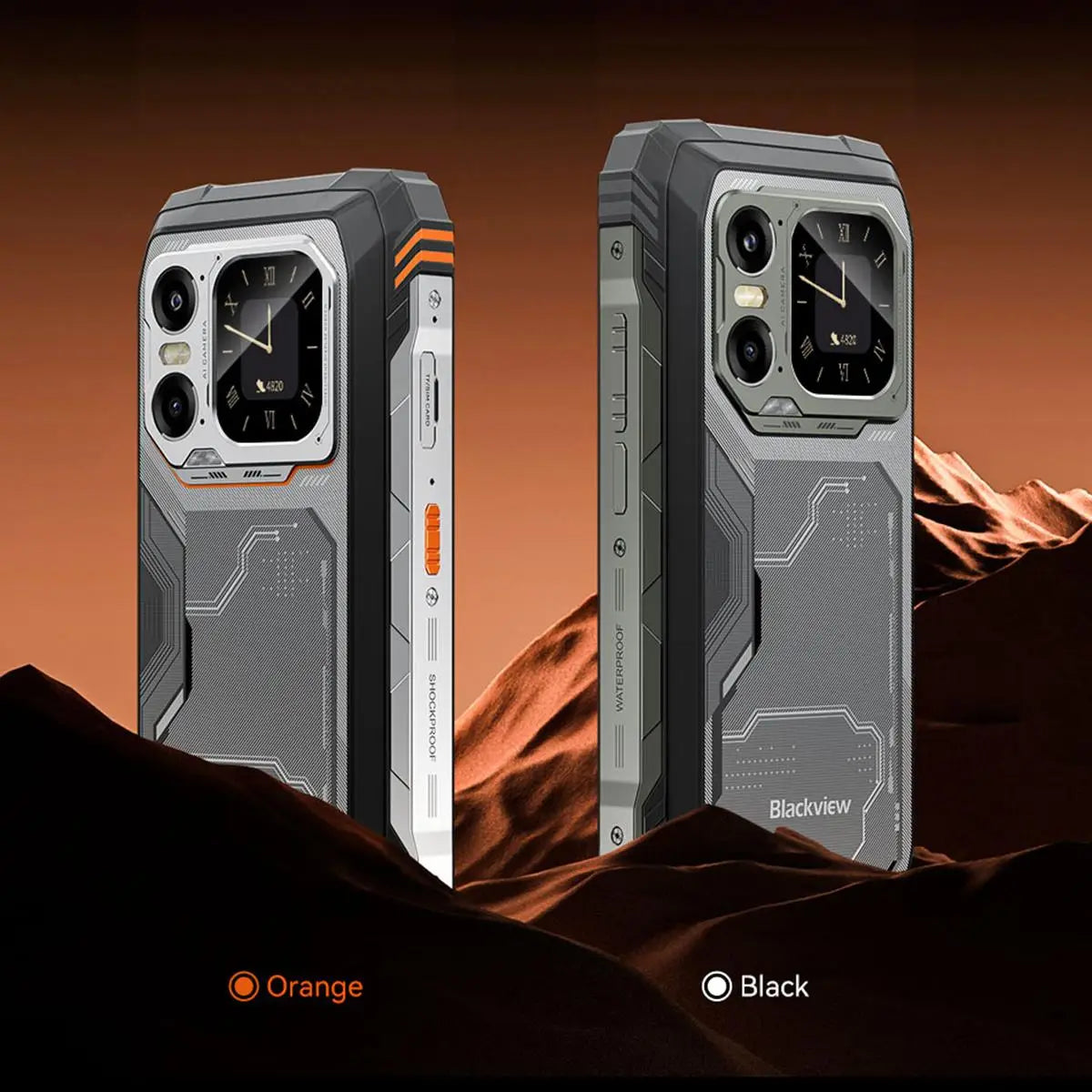 Blackview XPLORE 1 Rugged Phone 16GB+512GB 6.78'' 120Hz 2.4K Display 20MP Night vision Android 15 20000mAh 5G NFC Smartphone