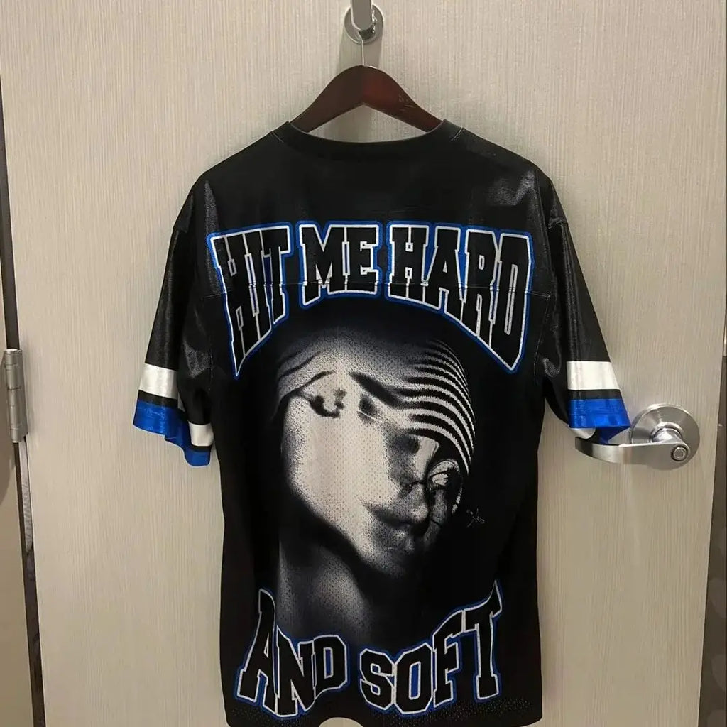 2024 new Blue jersey Hit Me Hard and Soft tour Fashion Crop Top T-shirts