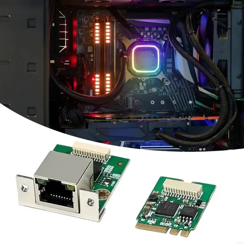 M.2 A+E 2.5Gbps Ethernet Networking Card Controller 2.5Gbps/1000/100Mbps Heat Management 2.5GBASE-T Networking Adapter