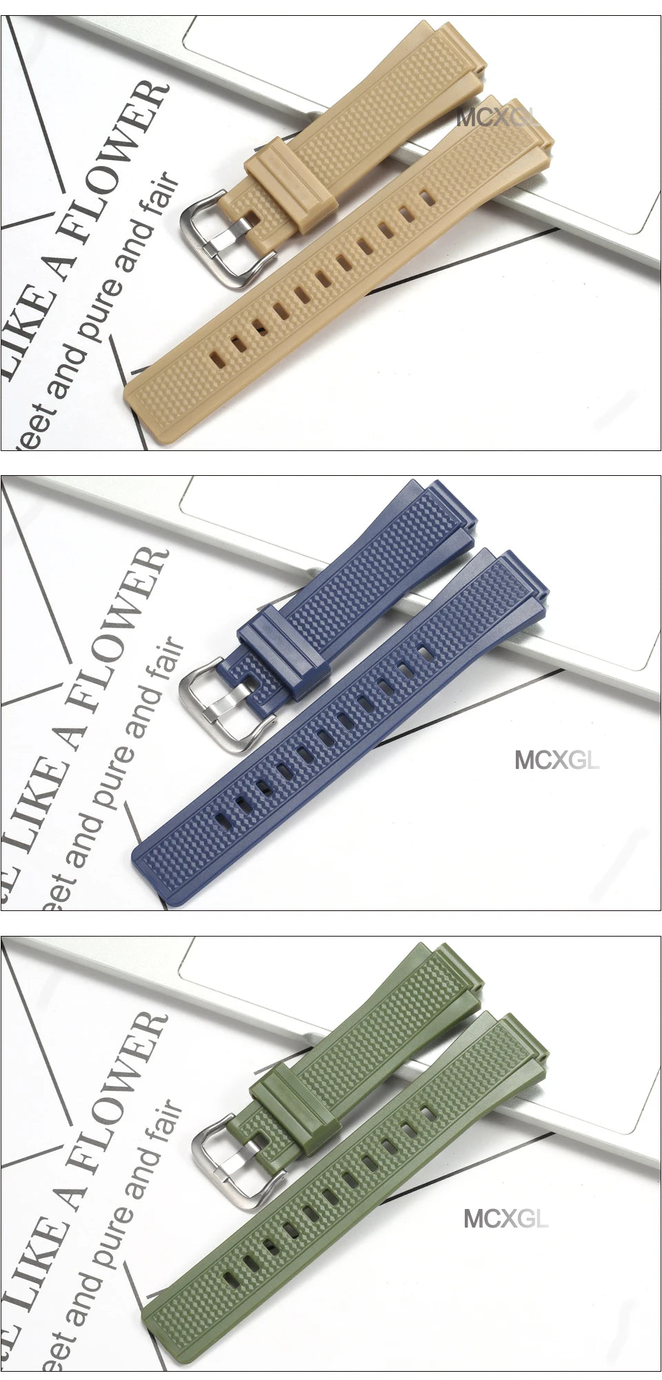 Resin Watchband Suitable for Casio GST-B200-1A Replacement Band GST-B200 Men's Sports Waterproof Rubber Strap Watch Accessories