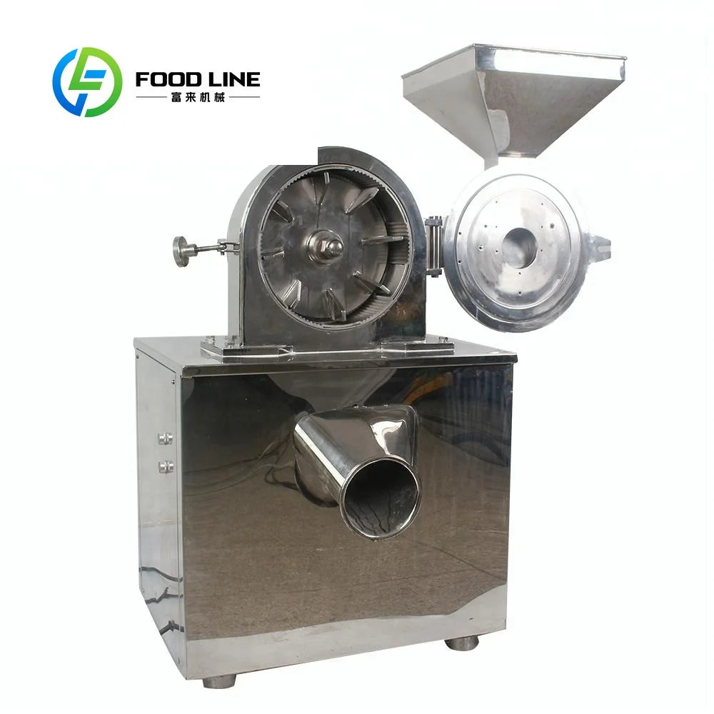 Food Grinding Equipment  Industrial  Nuts and Grains Meals Powder Pulverise Grinder Machine Corn and Teff Flour Milling Machine