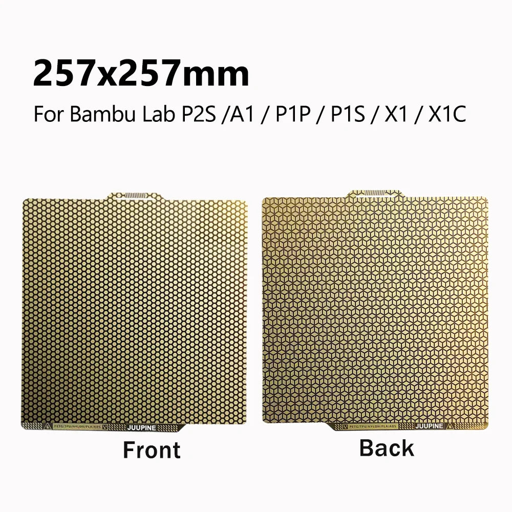 P2S Honeycomb PEI kobra s1 Build Plate For Bambulab Build Plate Anycubic Kobra 3 AD5M AD5X Creality K1 K1C MK4S Heatbed
