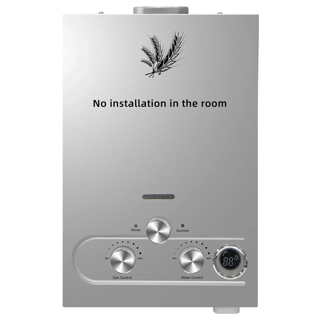 Sihao LPG Water Heater 6L 8L 10L 12L 16L 18L LPG Portable Instant Liquefied Petroleum Gas Water Heater Tankless Boiler Kit
