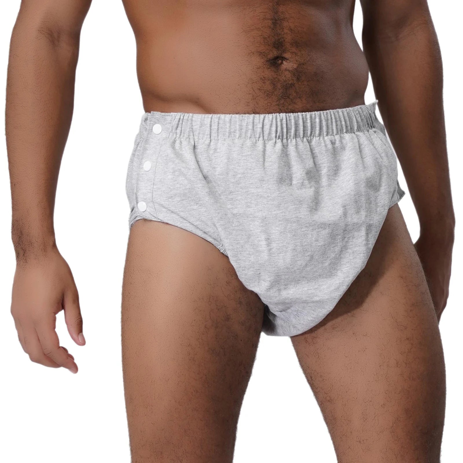 Adults Tear Away Diaper Cover Underwear  Adjustable Waist Leak-proof Reusable Adaptive Underwear for Elders Bedridden Patients
