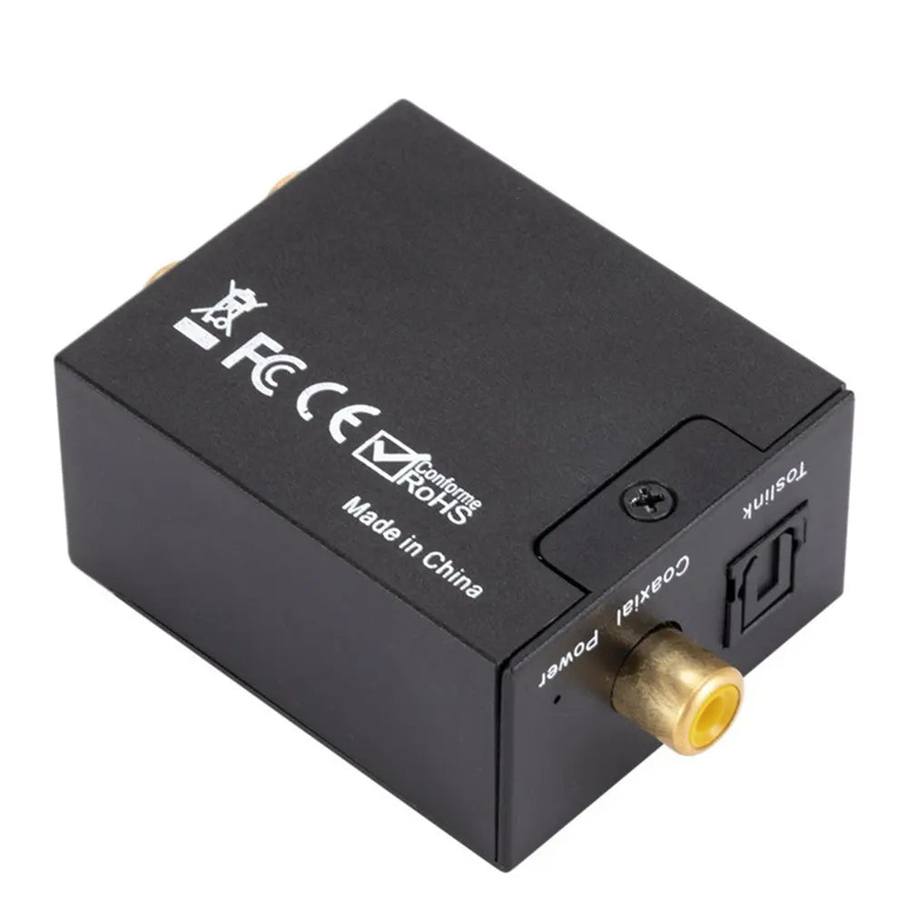 Digital to Analog Audio Converter 3.5MM Jack 2*RCA Amplifier Decoder Optical Fiber Coaxial Signal to Analog DAC Spdif Stereo