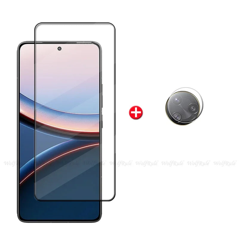 6-in-1 For Poco F7 Ultra Glass Xiaomi Poco F7 Ultra Tempered Glass Full Cover Glue 9H Screen Protector Poco F7 Ultra Lens Glass
