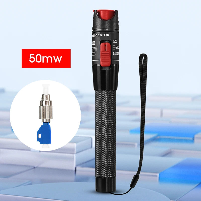 1/10/20/30/50mW Visual Fault Locator Fiber Optic Cable Tester Pen 2.5mm Interface(SC/FC/ST) FTTH Optical Fiber Tester Tool VFL