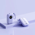 PD22.5W power bank, bidirectional fast charging with 10000mAh cable, large capacity mobile power bank mini ultra-thin power bank