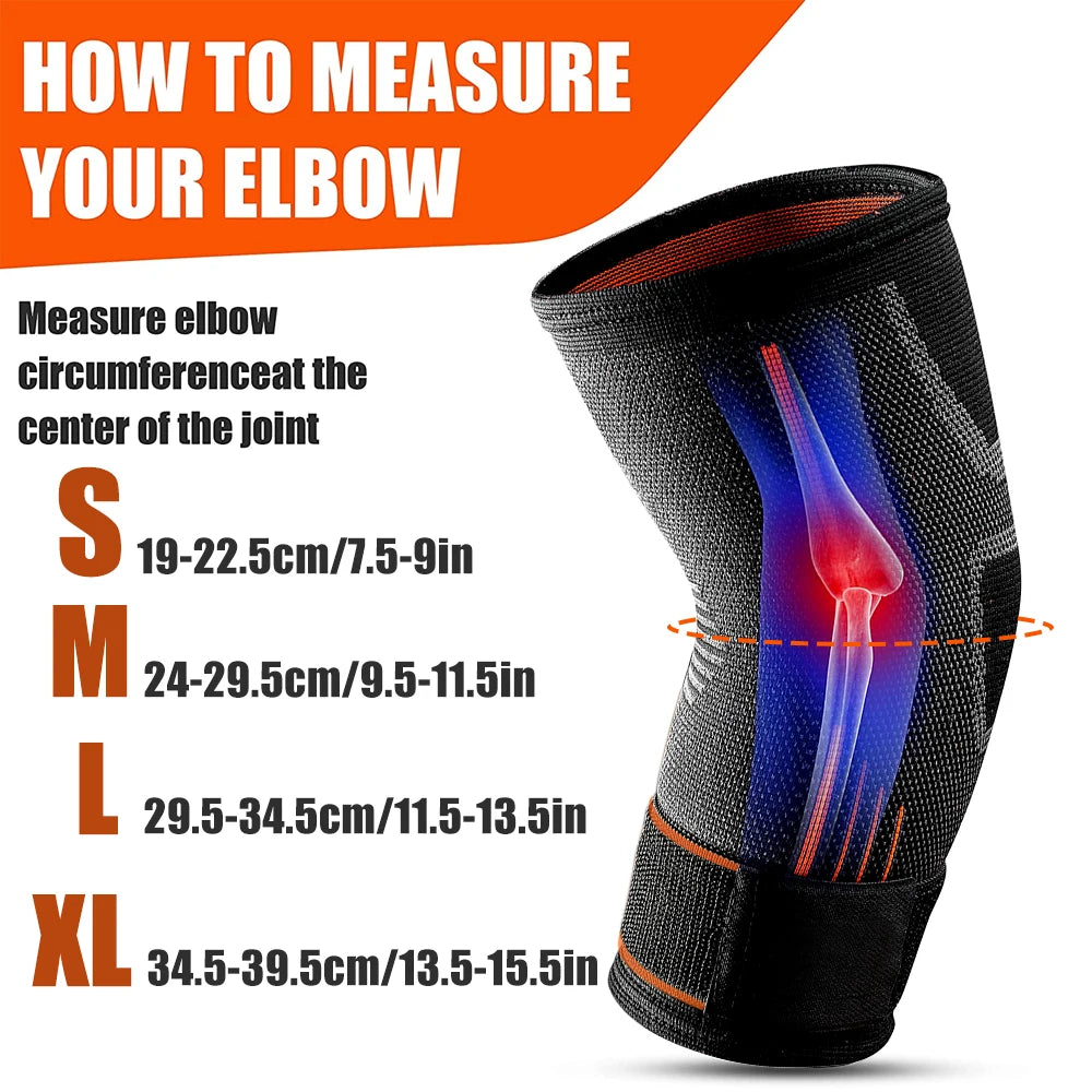 1PCS Elbow Brace for Tendonitis&Tennis Elbow,Compression Sleeve for Arthritis,Workouts,Reduce Joint Pain During Fitness Activity