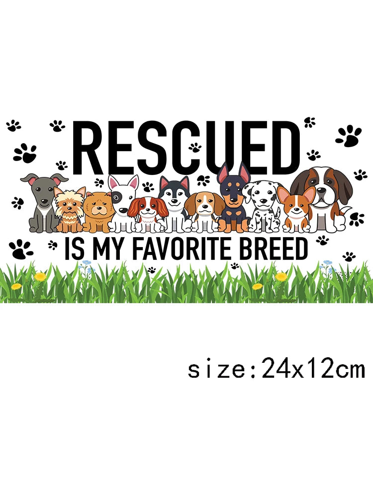 1PCS Cartoon Cute Dog Design UV Transfer Sticker For 16oz Cup Wrap Custom Label DIY Logo Self Adhesive Dog Uv Dtf Stickers