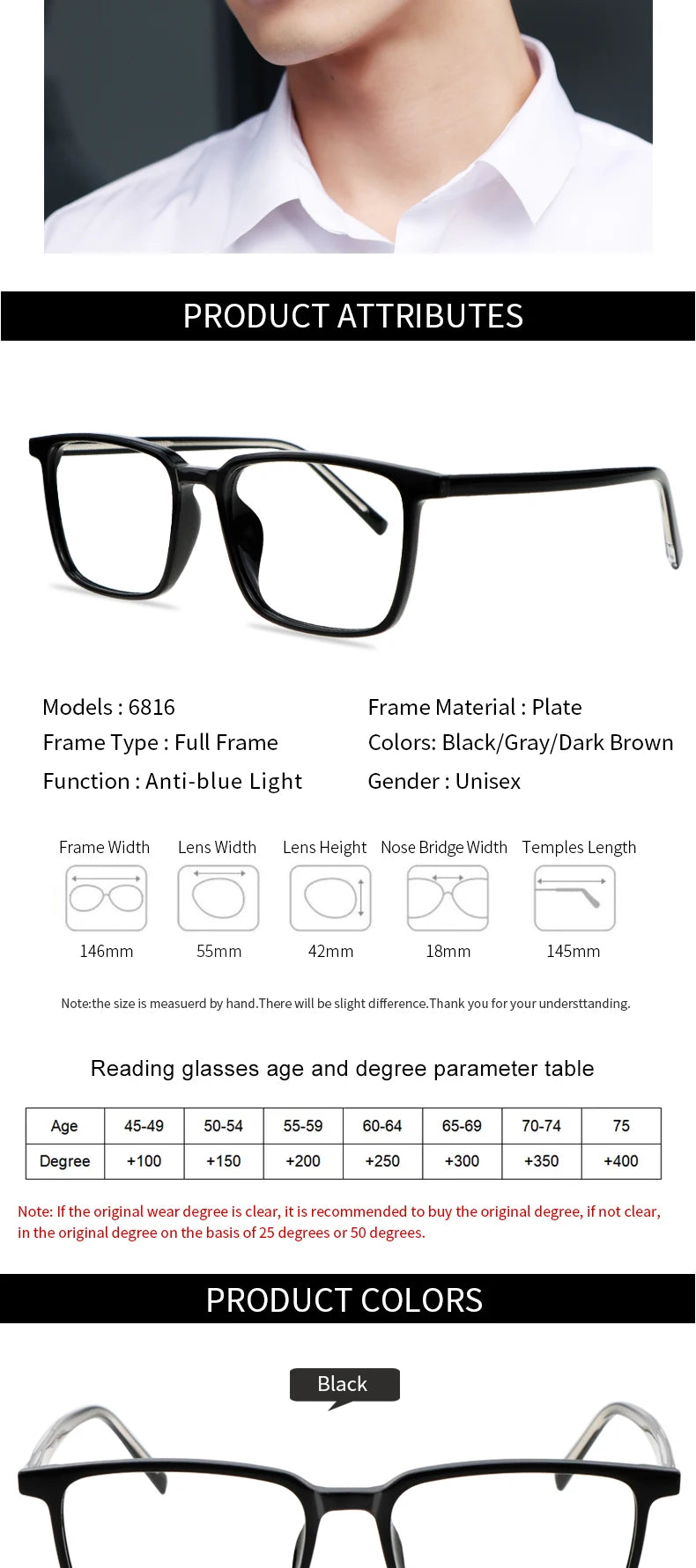 Photochromic Progressive Multifocus Computer Reading Glasses  Transition UV Sunglasses Anti Glare Sun Reader for Women Men