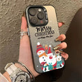 New Style Christmas Pattern Phone Case For iPhone 16 15 14 13 12 11 Pro Max XS X XR 7 8 16 Plus SE 2022 Shockproof Hard Cover