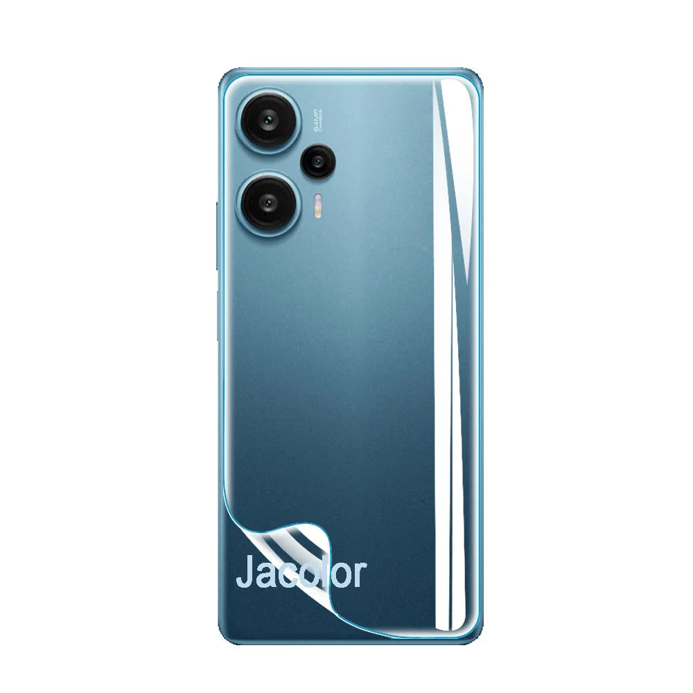 Hydrogel Film For Xiaomi Poco F5 Pro F4 F3 X4 GT X5 X3 NFC Screen Gel Protector/Back Cover Film/Lens Safety Glass For PocoF5 F 5