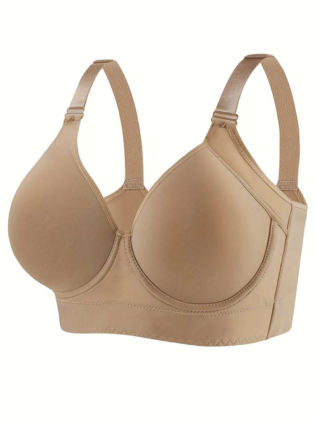 European size of underwear  with steel rims, gathered together to prevent sagging, sporty and beautiful back, deep V-bra