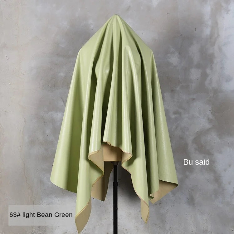 PU Soft Leather Fabric Artificial Leather Waterproof Micro Elastic Clothing Bag Designer Cloth Apparel Diy Sewing