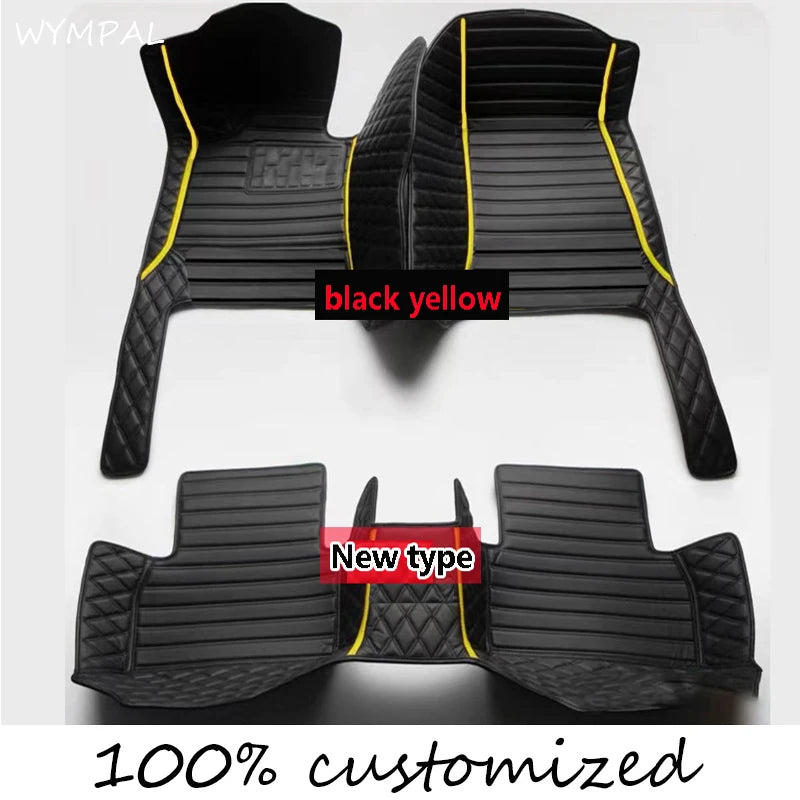 Car Floor Mats For Chevrolet Cavalier Onix Prisma 2023 2022 2021 2020 Waterproof Carpets Custom Auto Accessories Interior Parts