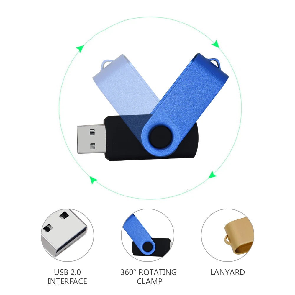 50PCS/lot free Custom LOGO USB2.0 High Speed Usb Stick 2.0 memoria stick memory Flash Drive Pendrive 4GB 8GB 16GB 32GB 64GB USB