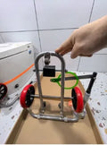 Toilet  Auxiliary Installation Artifact, Positioning and Moving, Folding Portable Labor-saving Trolley, Easy Installation