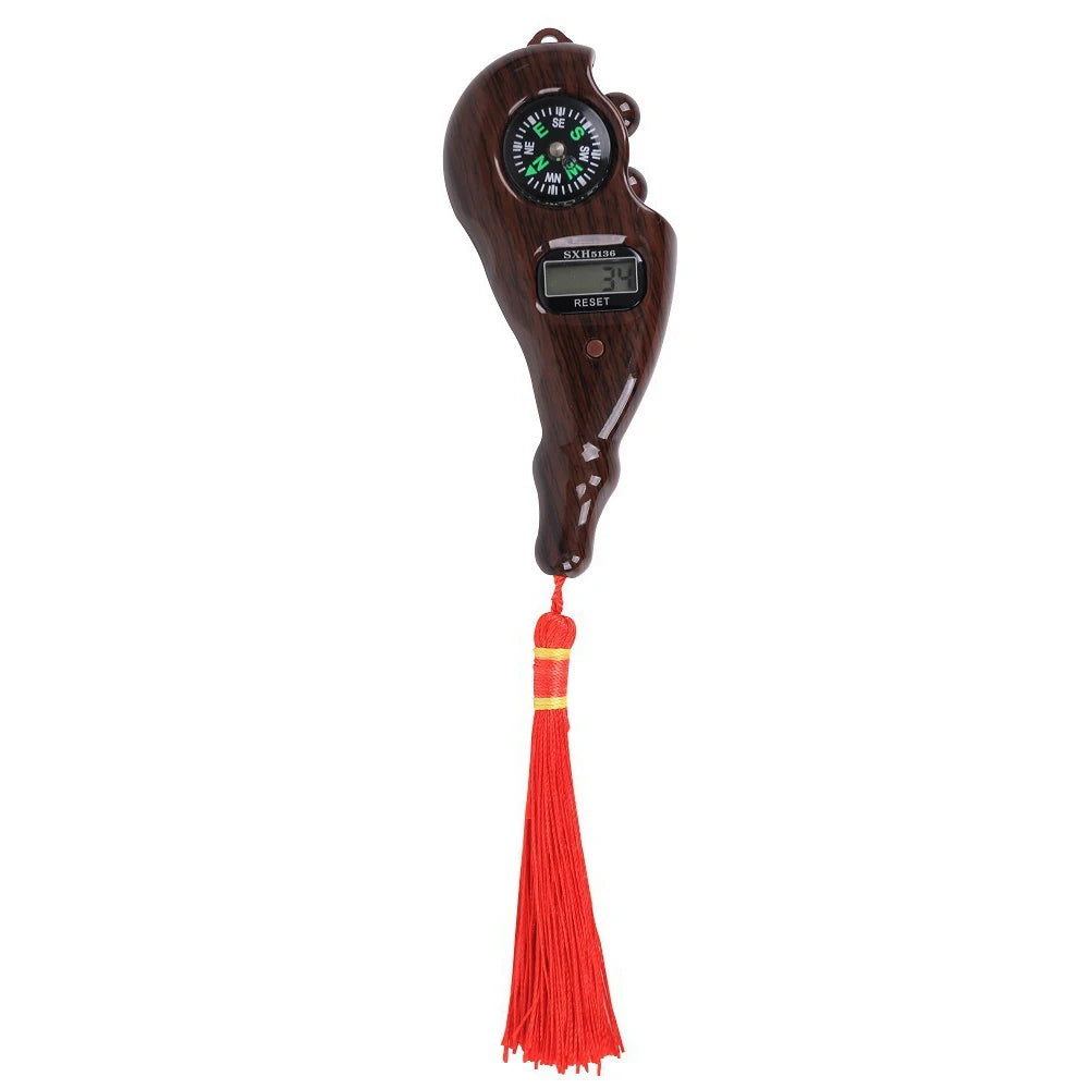 Electronic Digital Electronic Tally Counter with Compass Tassel Finger Game Toy Manual Reset Decompress Relax Tool LCD Register