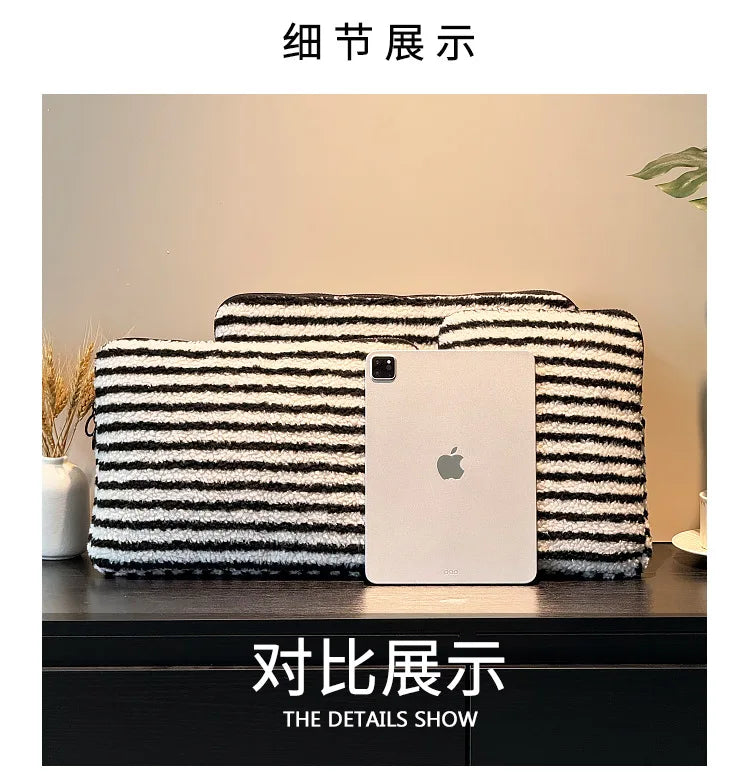 Plush Liner Bag Tablet Laptop Case For Ipad Pro11 Air6 4 510.9 Macbook Air13.3 Pro14 Xiaomi Huawei Samsung15.6 Laptop Sleeve