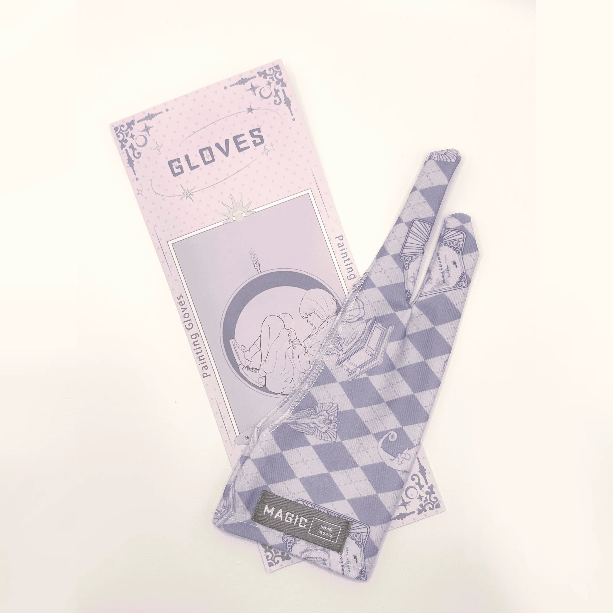 Three-layer Non-slip Glove for iPad/Graphics Drawing Tablet HUION /WACOM/XP-PEN, Drawing Glove for sketching Paiting Art Student