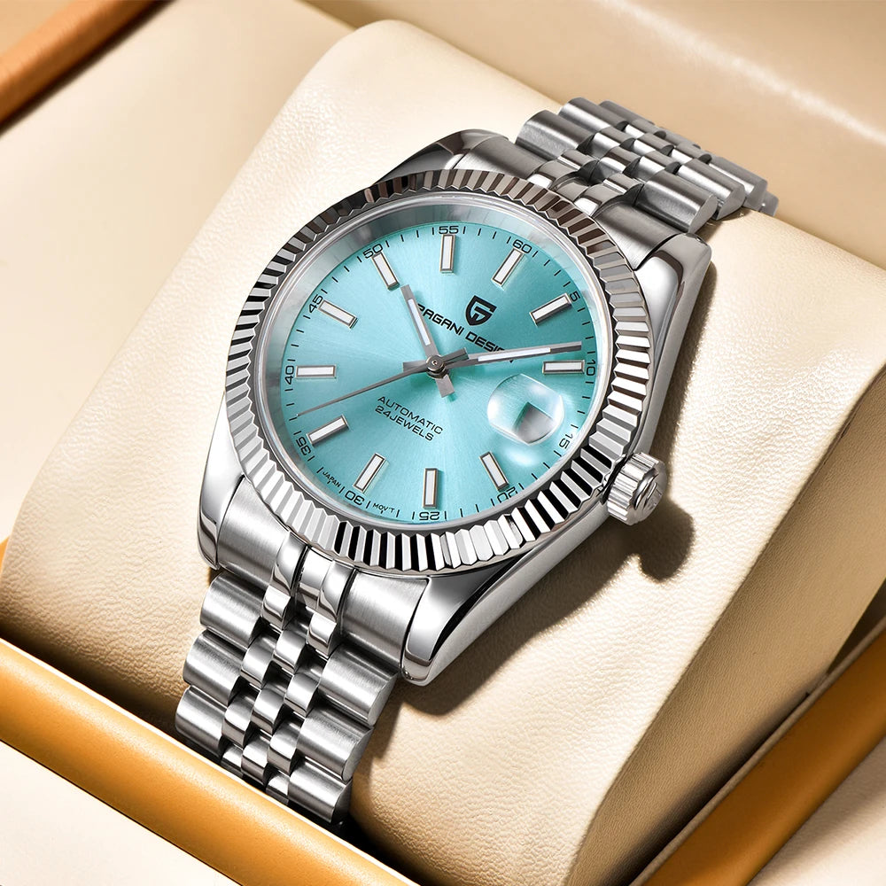 2025 PAGANI DESIGN 42MM Men Mechanical Watches Luxurious Business Automatic Watch 100M Waterproof Stainless Steel Watch for Men
