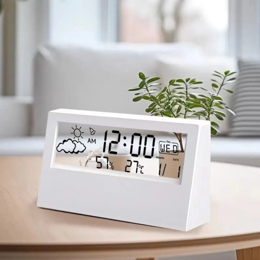 Digital Display Digital Clock Electronic Design Multifunction Features Desk Clock Decoration Style Study Design Table Clock