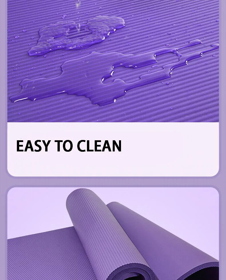 Yoga Mat with A Thickness of 20mm Anti Slip Pilates Fitness Mat Environmentally Friendly Tear Resistant WOMEN'S Yoga Mat