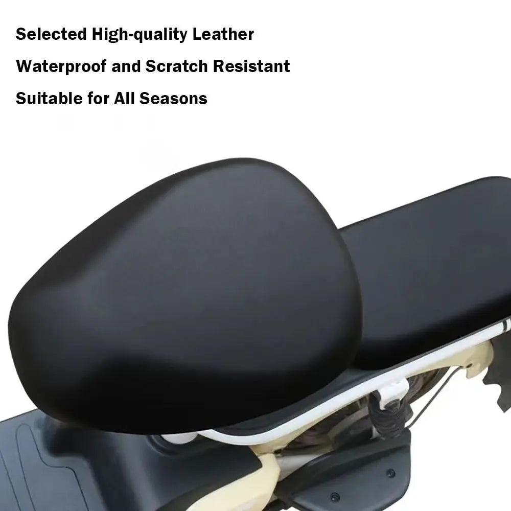 Electric Vehicle Leather Cushion Cover Sunscreen Waterproof Heat Insulation Breathable All-inclusive Seat Cover for All Seasons