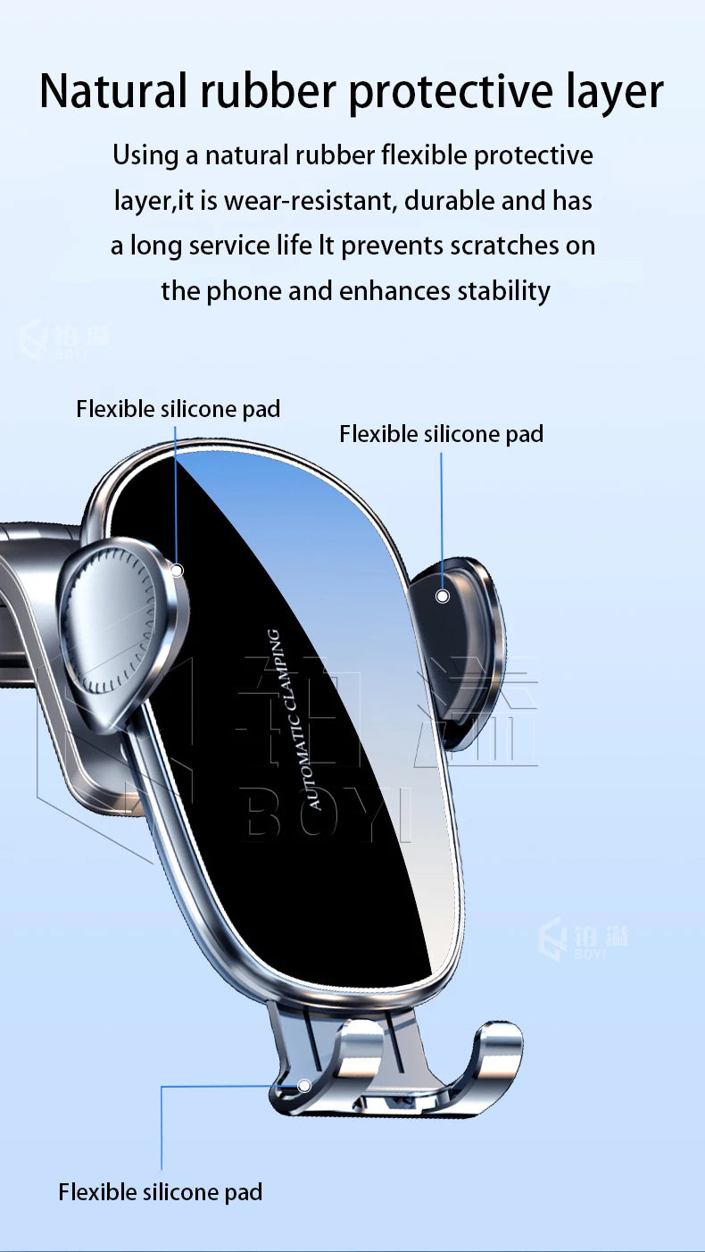 Phone Holde Car For Peugeot 4008 5008 2016-2023 Mobile Support Special Fixed Bracket Base Wireless Charging Stand Interior