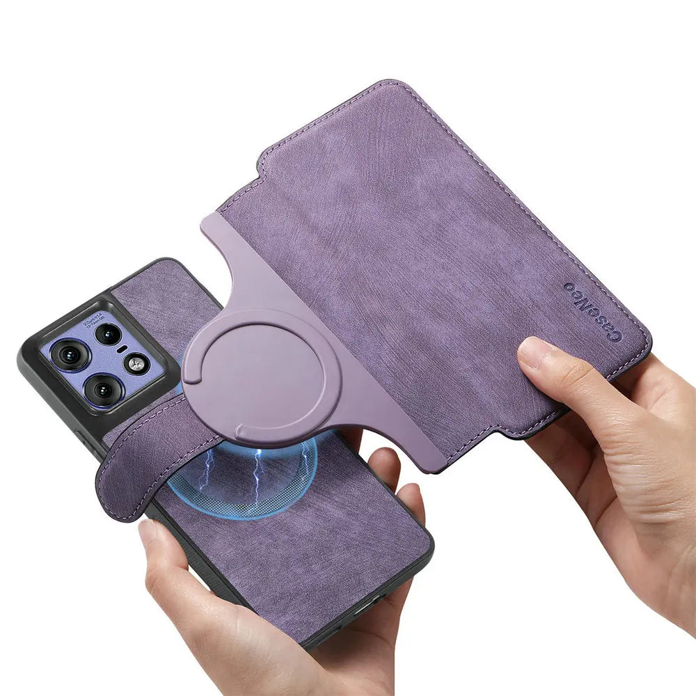 Edge 50 60 Fusion 5G Flip Case For Motorola Edge 60 Pro Detachable Leather Wallet Funda Moto Edge 50 Neo 60s Pro 70 S50 Cover