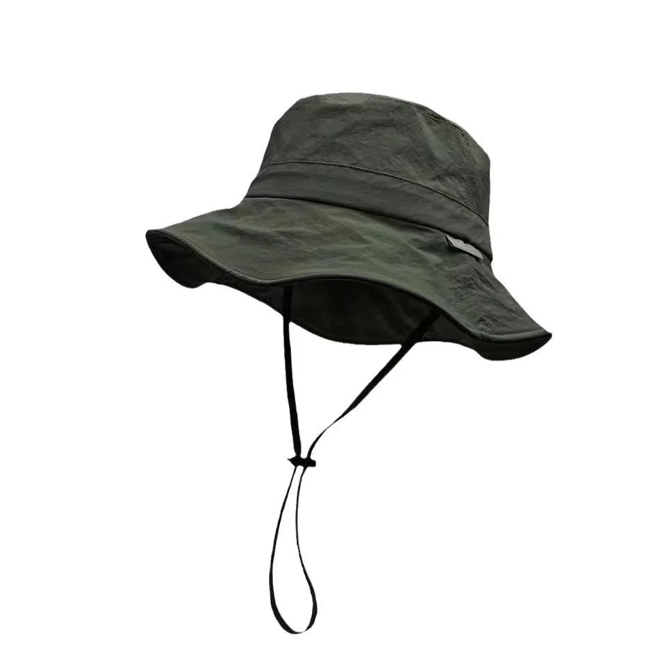 Summer Outdoor Bucket Hat for Women Men Anti-Sun Adjustable Sunscreen Hat Anti-UV Breathable Beach Hat